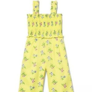 Yellow Floral Jumpsuit, Janie & Jack